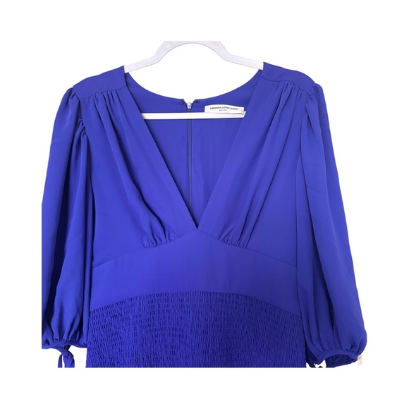 NWT Amanda Uprichard Gala Mini Dress in Nu Blue Size Medium - Picture 2 of 4